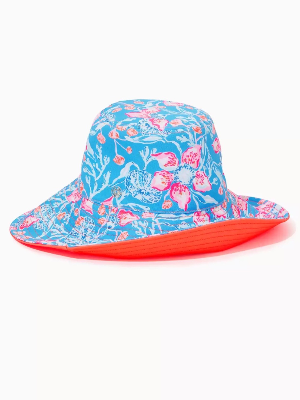 Lilly Pulitzer GWP UPF 50+ Reversible Canvas Sun Hat Bahamian Rhapsody